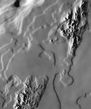 Mountain High Map # 515 scotland Photoshop base map land and sea floor relief