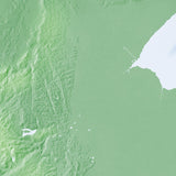 Mountain High Map # 521 england central high contrast relief featuring land vegetation