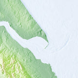 Mountain High Map # 523 england neast high contrast relief featuring land vegetation