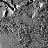 Mountain High Map # 607 arctic 0 Photoshop base map land and sea floor relief