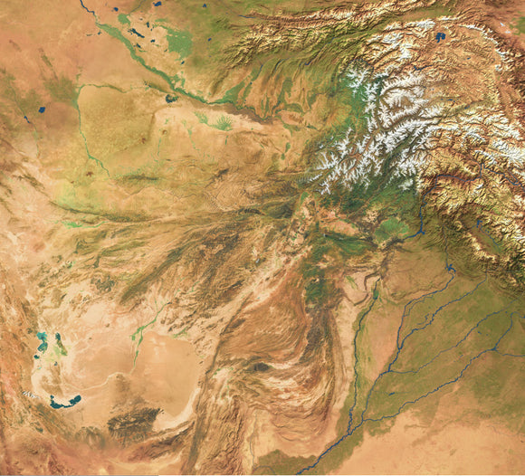 High res satellite imagery of afghanistan at 240 meters resolution