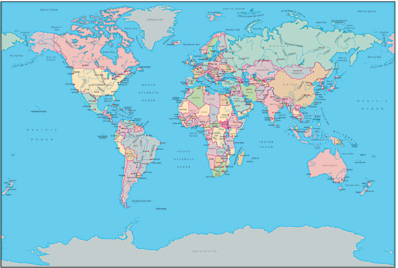 Illustrator World Maps