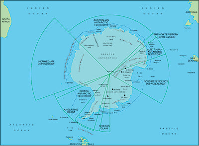 Antarctic Illustrator EPS maps