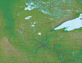 USA State Relief and Vector Map Package of Minnesota