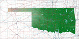 USA State Relief and Vector Map Package of Oklahoma