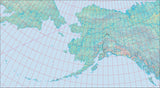 USA State Relief and Vector Map Package of Alaska - Photoshop JPEG and Illustrator EPS