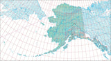 USA State Relief and Vector Map Package of Alaska - Photoshop JPEG and Illustrator EPS