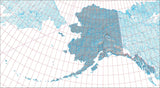 USA State Relief and Vector Map Package of Alaska - Photoshop JPEG and Illustrator EPS