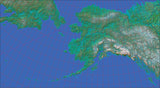 USA State Relief and Vector Map Package of Alaska - Photoshop JPEG and Illustrator EPS