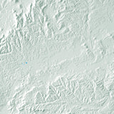 Mountain High Map # 518 england south low contrast colorized relief basd on political outline