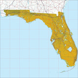 USA State Relief and Vector Map Package of Florida - Photoshop JPEG and Illustrator EPS