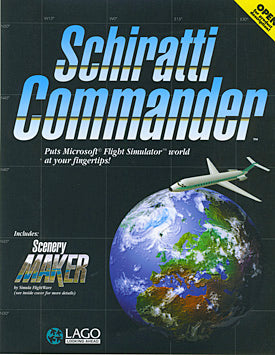 Schiratti Commander Microsoft Flight Simulator  Scenery Maker uses Central Europe globe #729 with added cloud cover mask