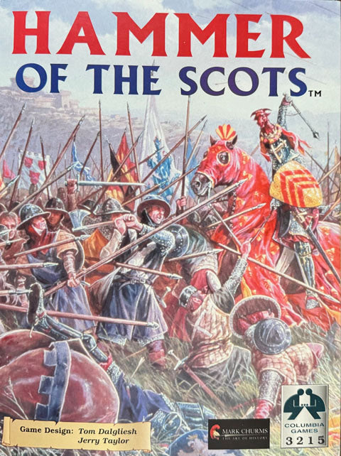“Hammer of the Scots strategy board game made by columbia games