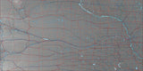 USA State Relief and Vector Map Package of Nebraska - Photoshop JPEG and Illustrator EPS