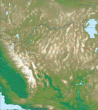 USA State Relief and Vector Map Package of Nevada - Photoshop JPEG and Illustrator EPS