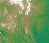 USA State Relief and Vector Map Package of New Mexico - Photoshop JPEG and Illustrator EPS