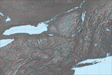 USA State Relief and Vector Map Package of New York - Photoshop JPEG and Illustrator EPS