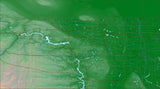 USA State Relief and Vector Map Package of North Dakota - Photoshop JPEG and Illustrator EPS