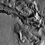 Mountain High Map # 401 australasia Photoshop base map land and sea floor relief 