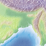 Mountain High Map # 304 central asia high contrast relief featuring land vegetation