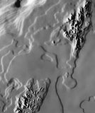 Mountain High Map # 515 scotland Photoshop base map land and sea floor relief 