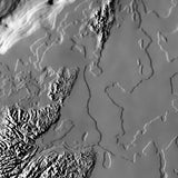 Mountain High Map # 513 british isles Photoshop base map land and sea floor relief 
