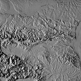 Mountain High Map # 508 greece Photoshop base map land and sea floor relief 