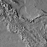 Mountain High Map # 302 saudi arabia Photoshop base map land and sea floor relief 
