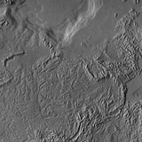 Mountain High Map # 304 central asia Photoshop base map land and sea floor relief 