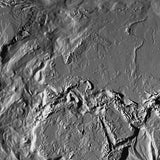 Mountain High Map # 604 world gall Photoshop base map land and sea floor relief 