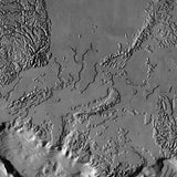 Mountain High Map # 609 arctic 90w Photoshop base map land and sea floor relief 