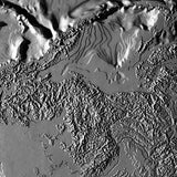 Mountain High Map # 607 arctic 0 Photoshop base map land and sea floor relief 