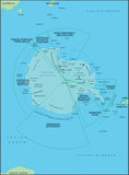 Mountain High Map # 612 antarctic 180 illustrator geopolitical view