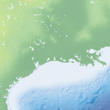 Mountain High Map # 207 usa central high contrast relief featuring land vegetation