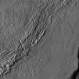 Mountain High Map # 206 usa east Photoshop base map land and sea floor relief 