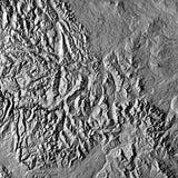 Mountain High Map # 208 usa west Photoshop base map land and sea floor relief 