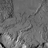 Mountain High Map # 609 arctic 90w Photoshop base map land and sea floor relief 
