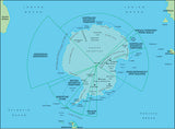 Mountain High Map # 614 antarctic 90 east illustrator geopolitical view