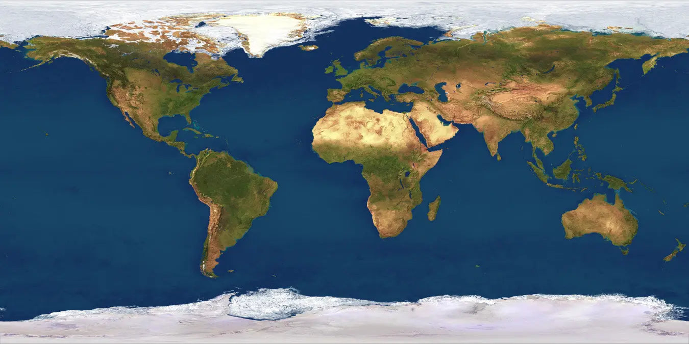 Photoshop JPEG World Satellite 2 km resolution