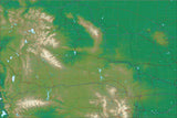 USA State Relief and Vector Map Package of Wyoming - Photoshop JPEG and Illustrator EPS