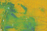 USA State Relief and Vector Map Package of Wyoming - Photoshop JPEG and Illustrator EPS