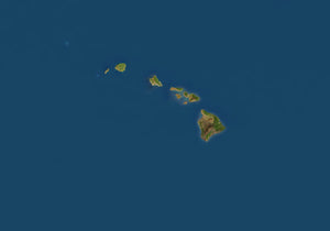 High res satellite imagery of Hawaii at 250 meters resolution